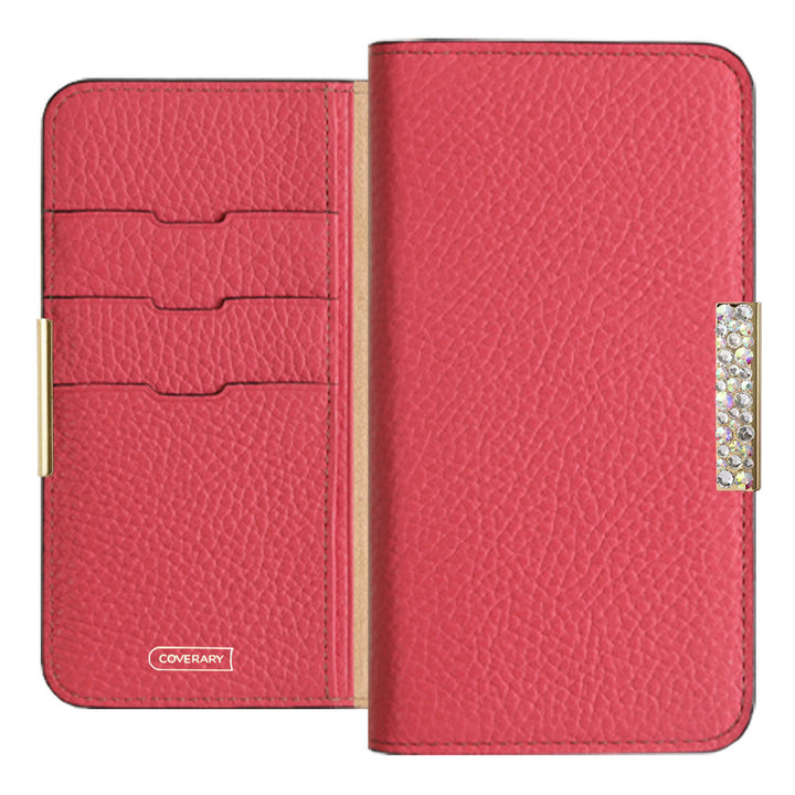 Genuine leather 32 colors Italian shrink leather stone frame deco notebook-style case Google Pixel series