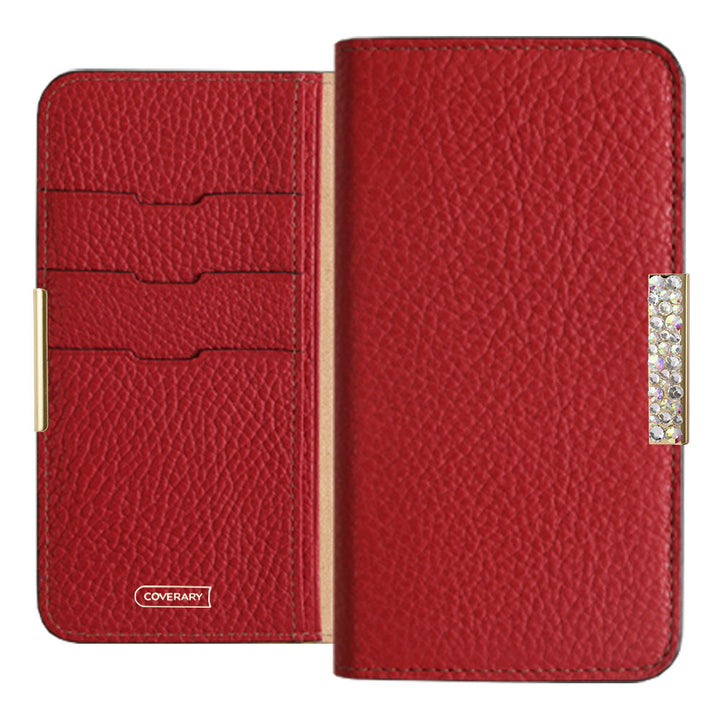 Genuine leather 32 colors Italian shrink leather stone frame deco notebook-style case Google Pixel series