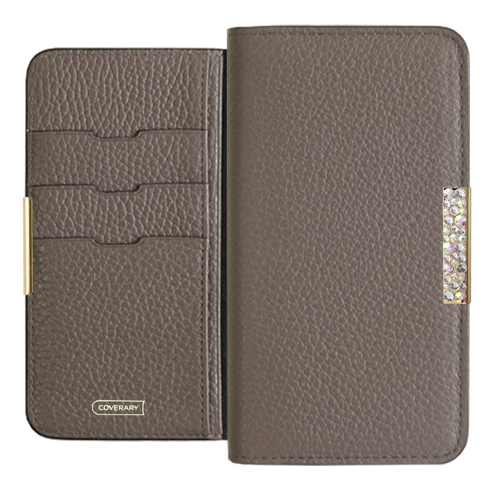 Genuine leather 32 colors Italian shrink leather stone frame deco notebook-style case Google Pixel series