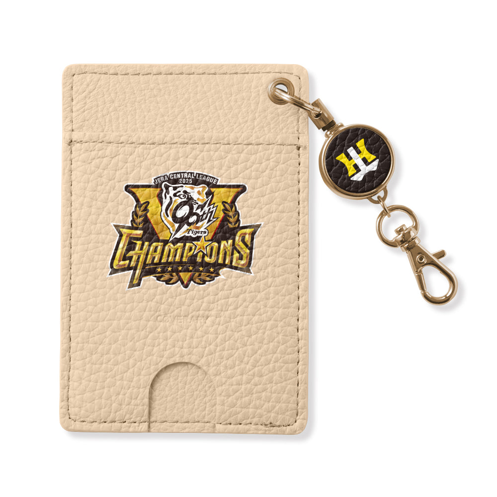 期間限定】阪神タイガース × COVERARY 2025リーグ優勝ロゴ 本革 32色