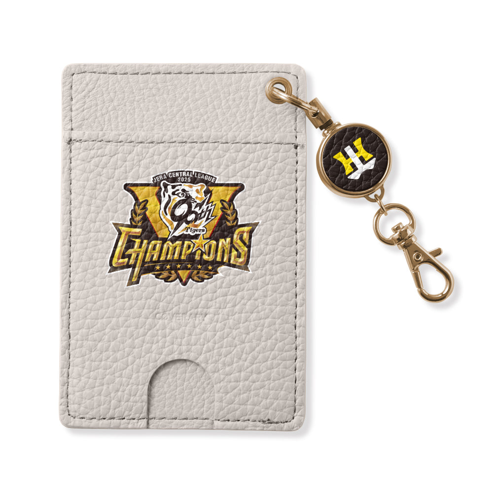 期間限定】阪神タイガース × COVERARY 2025リーグ優勝ロゴ 本革 32色