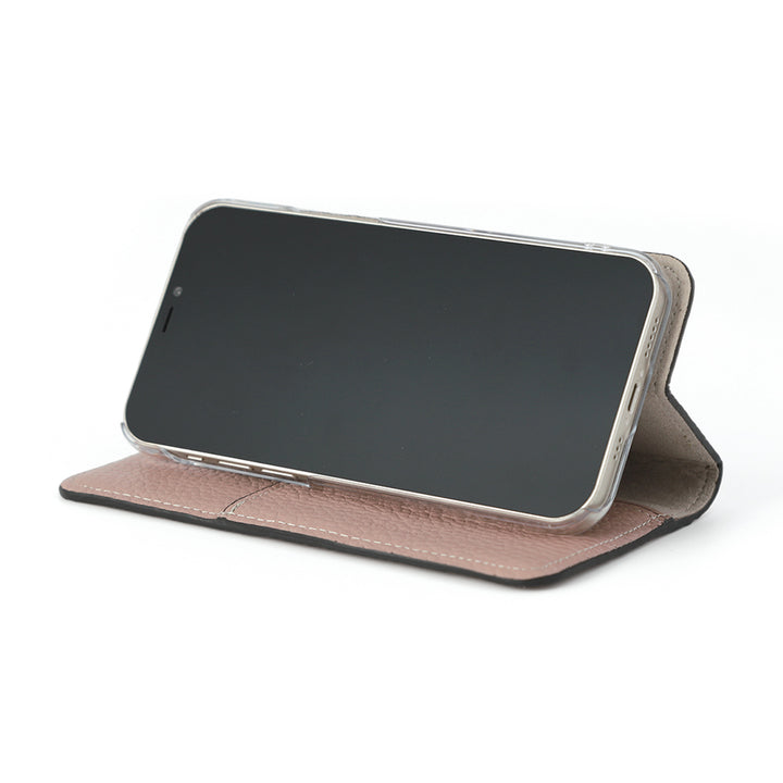 Genuine Leather Italian Shrink Leather Stand Function Wallet Case