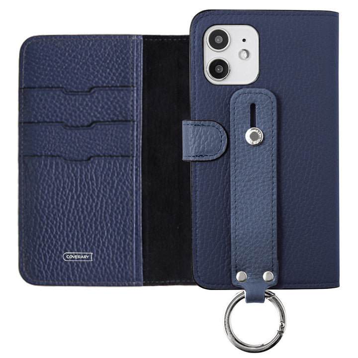 Ceinture bicolore en cuir italien grainé 32 couleurs véritable cuir avec poignée, étui portefeuille (avec ceinture) pour la série Xperia