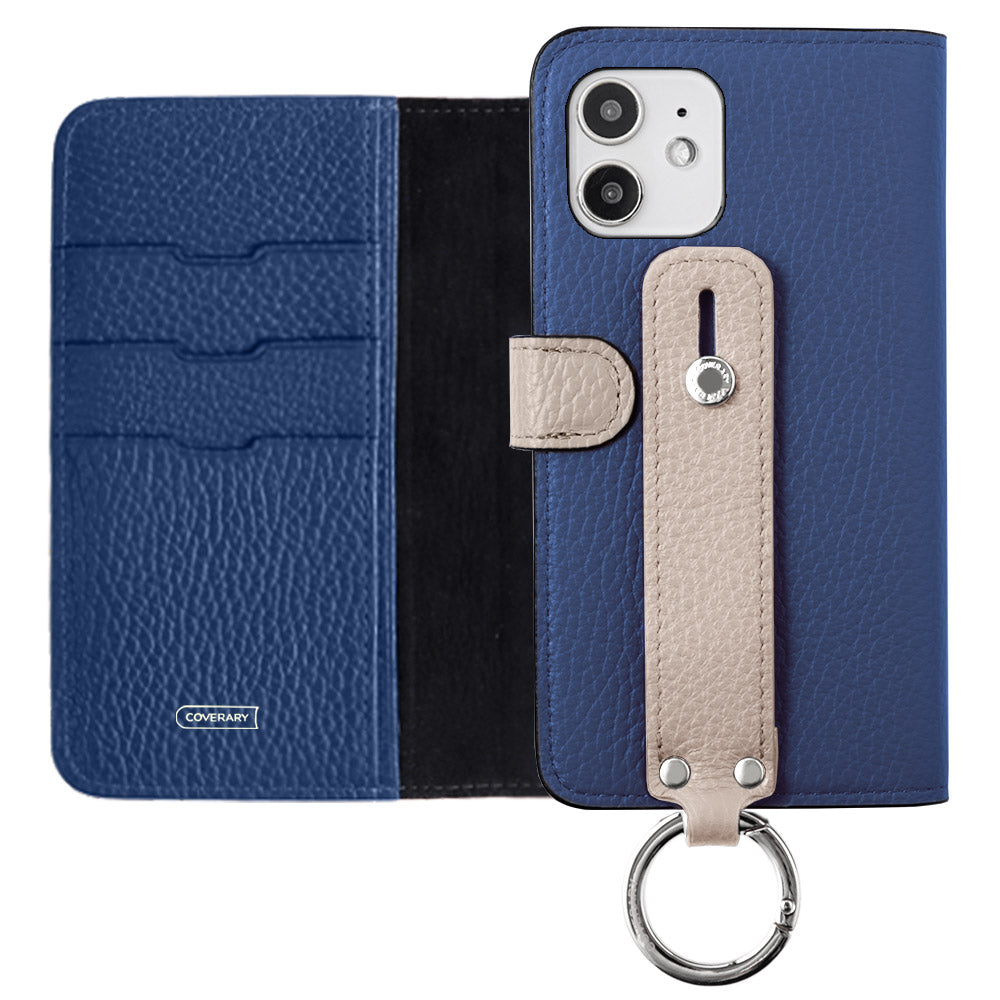 Ceinture bicolore en cuir italien grainé 32 couleurs véritable cuir avec poignée, étui portefeuille (avec ceinture) pour la série Xperia