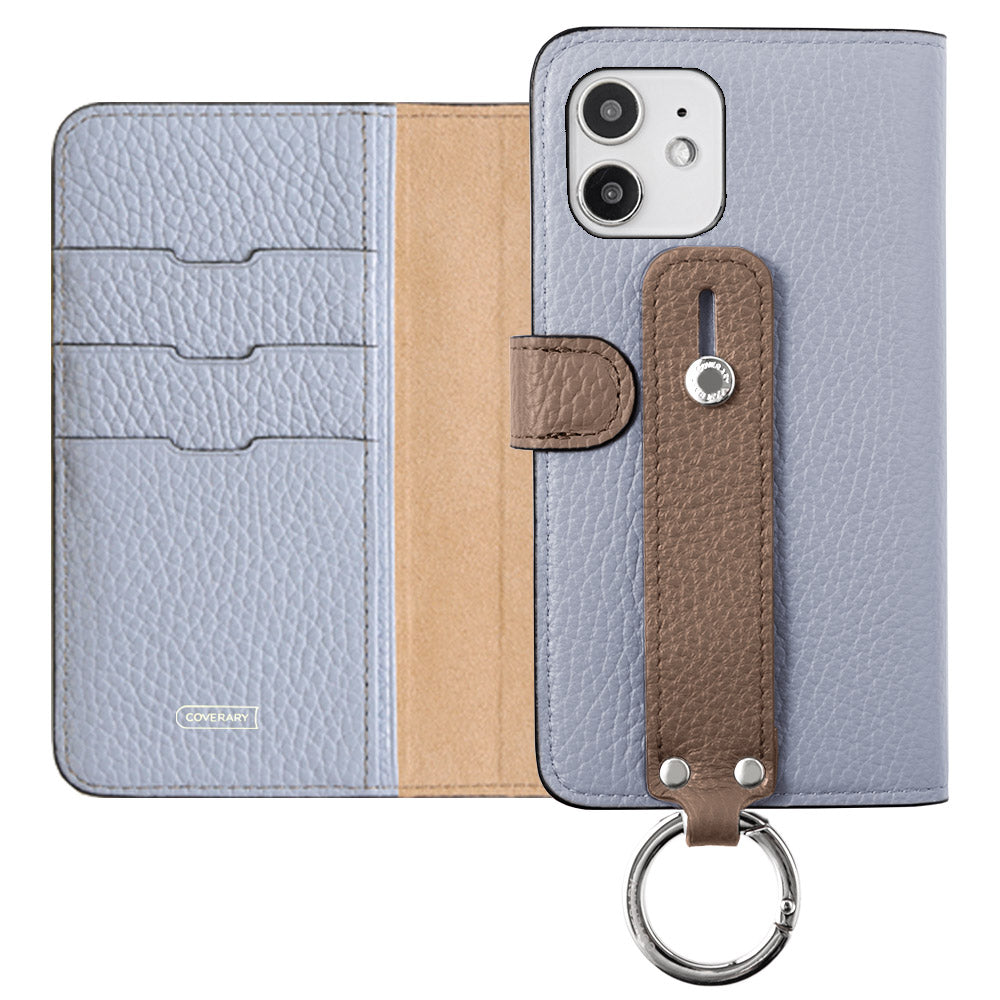 Ceinture bicolore en cuir italien grainé 32 couleurs véritable cuir avec poignée, étui portefeuille (avec ceinture) pour la série Xperia