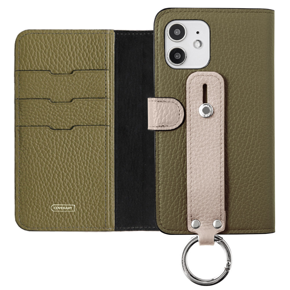 Ceinture bicolore en cuir italien grainé 32 couleurs véritable cuir avec poignée, étui portefeuille (avec ceinture) pour la série Xperia