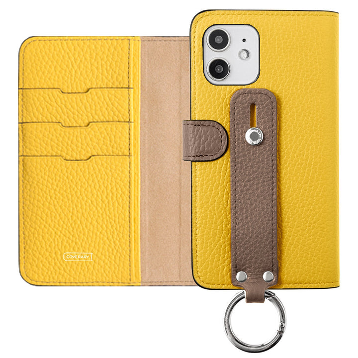 Ceinture bicolore en cuir italien grainé 32 couleurs véritable cuir avec poignée, étui portefeuille (avec ceinture) pour la série Xperia