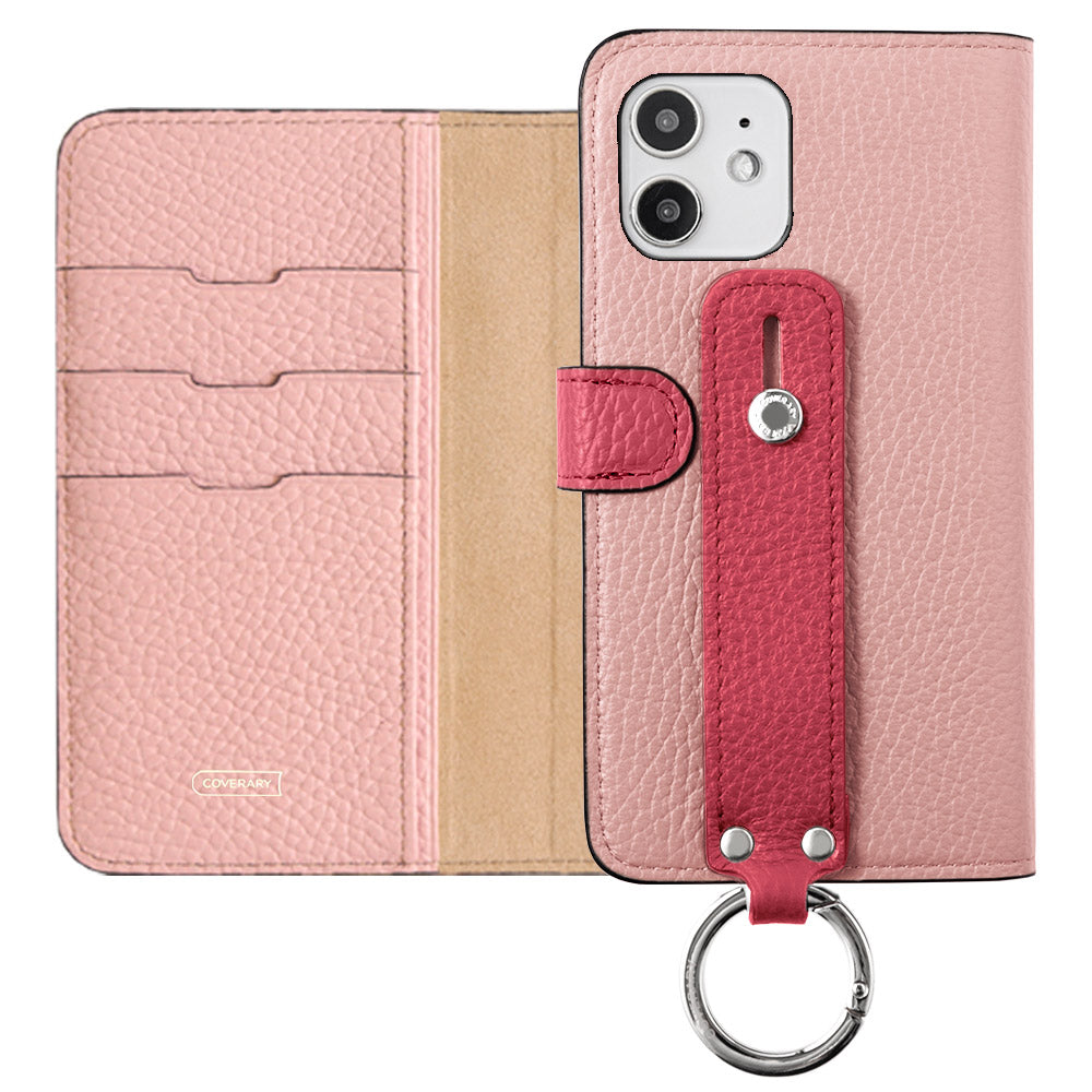 Ceinture bicolore en cuir italien grainé 32 couleurs véritable cuir avec poignée, étui portefeuille (avec ceinture) pour la série Xperia