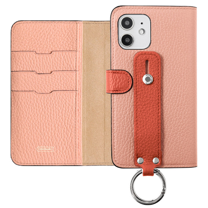 Ceinture bicolore en cuir italien grainé 32 couleurs véritable cuir avec poignée, étui portefeuille (avec ceinture) pour la série Xperia