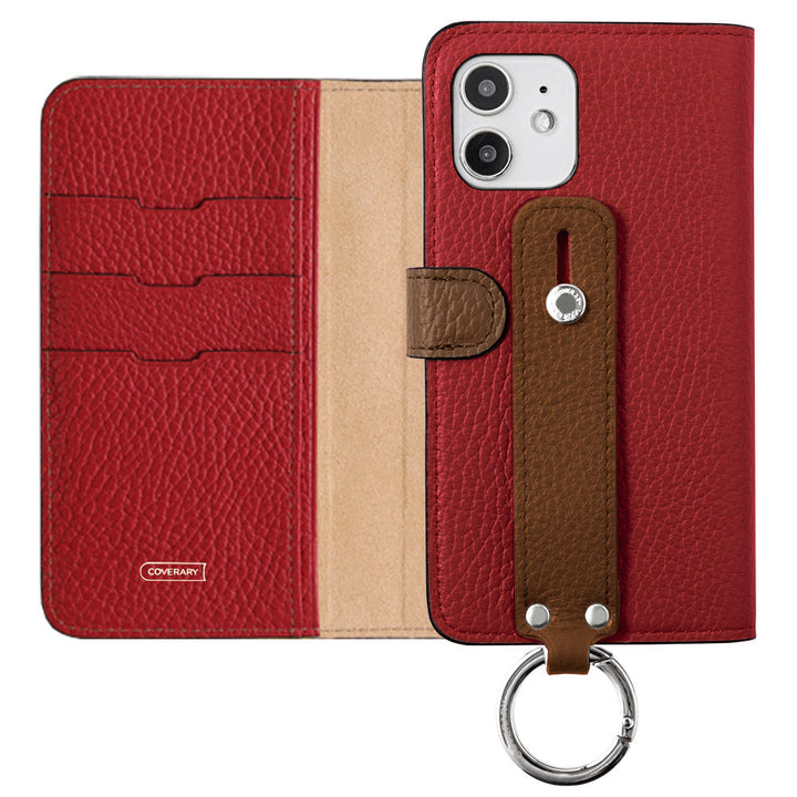 Ceinture bicolore en cuir italien grainé 32 couleurs véritable cuir avec poignée, étui portefeuille (avec ceinture) pour la série Xperia