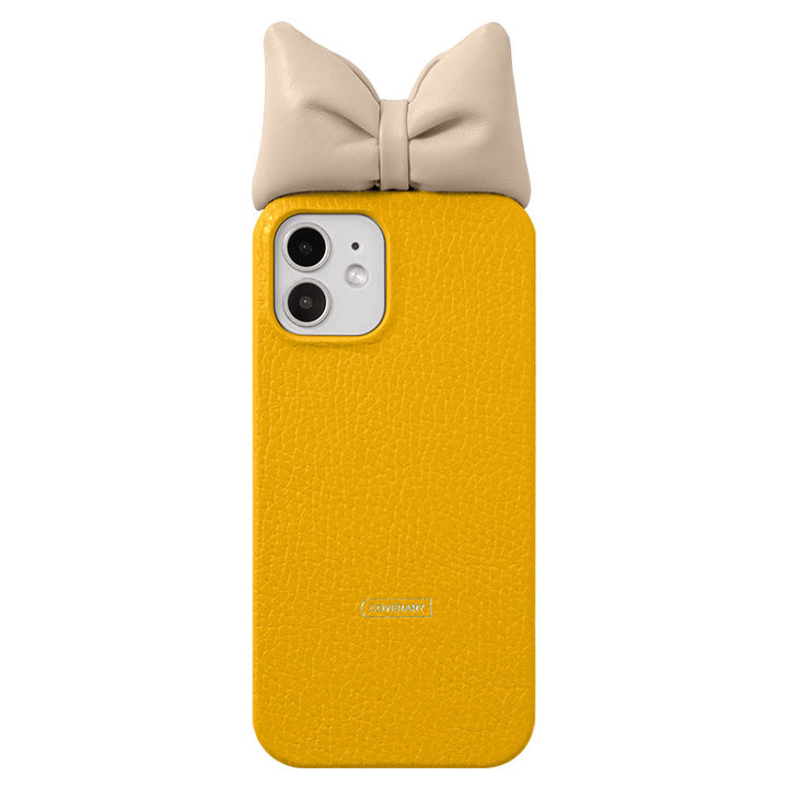 Genuine leather 32 colors Italian shrink leather padded ribbon top back case Xperia series