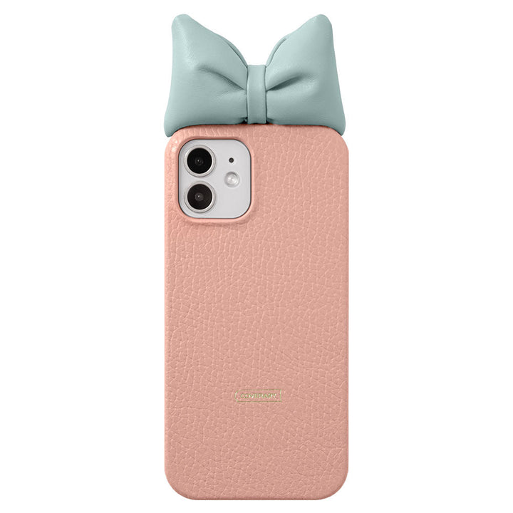 Genuine leather 32 colors Italian shrink leather padded ribbon top back case Xperia series