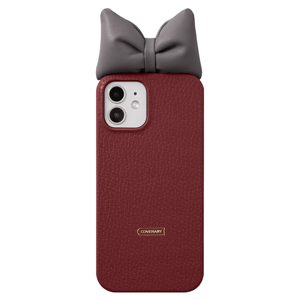 Genuine leather 32 colors Italian shrink leather padded ribbon top back case Galaxy series