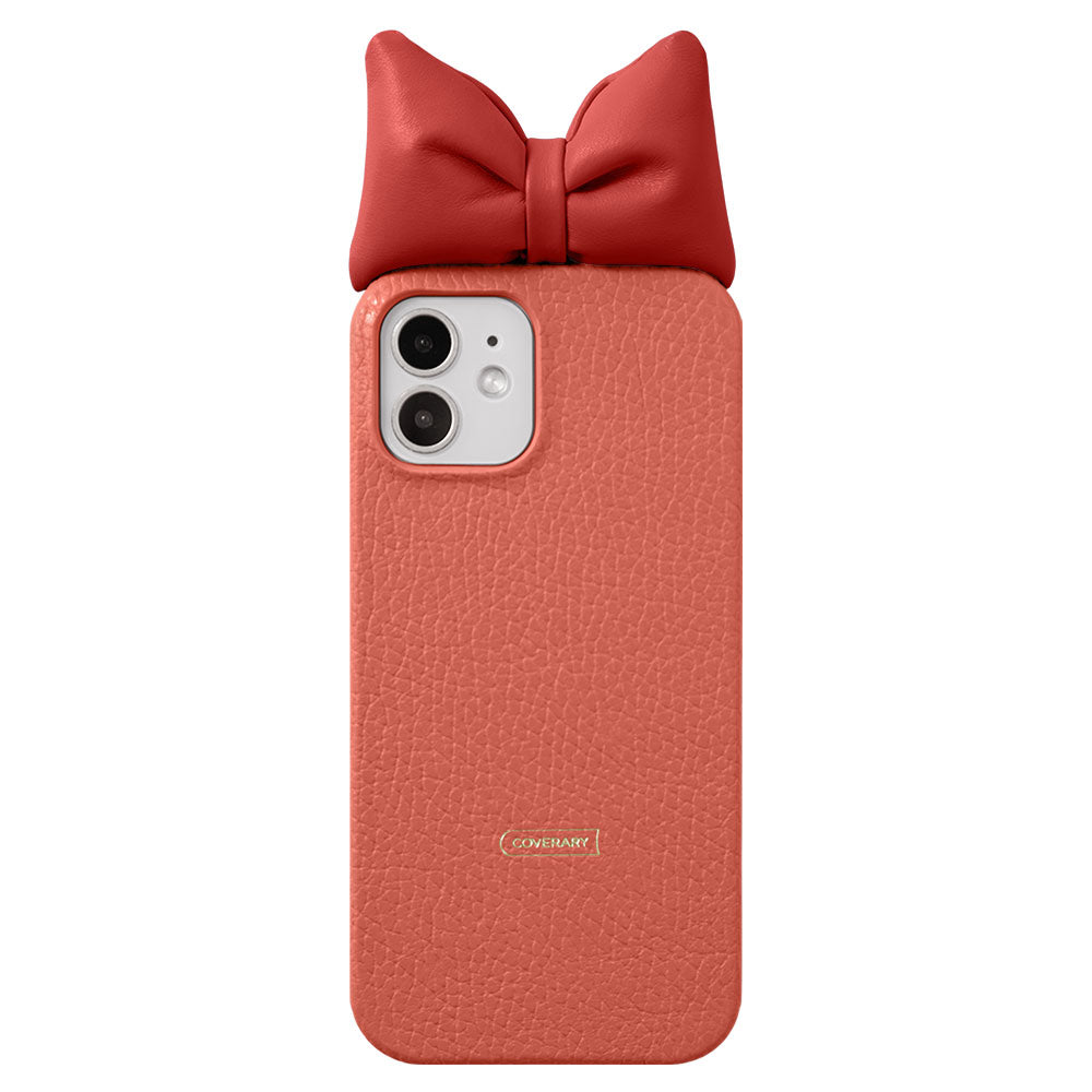 Genuine leather 32 colors Italian shrink leather padded ribbon top back case AQUOS series