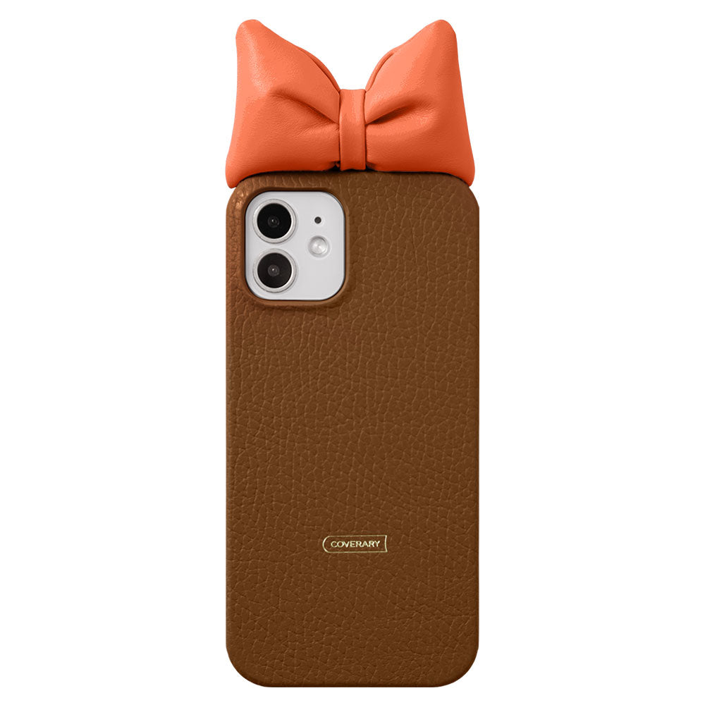 Genuine leather 32 colors Italian shrink leather padded ribbon top back case Galaxy series