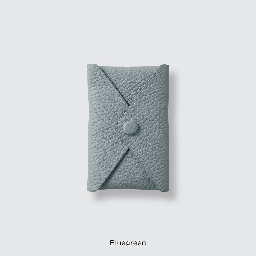 Genuine leather pocket with flap (single item) for MagSafe-compatible leather cases | 32 colors Italian shrink leather