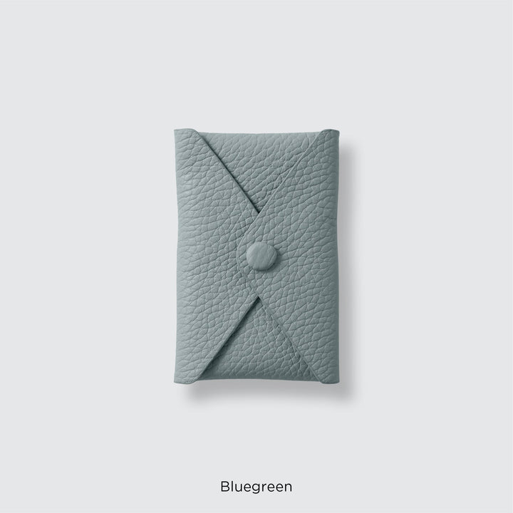 Genuine leather pocket with flap (single item) for MagSafe-compatible leather cases | 32 colors Italian shrink leather
