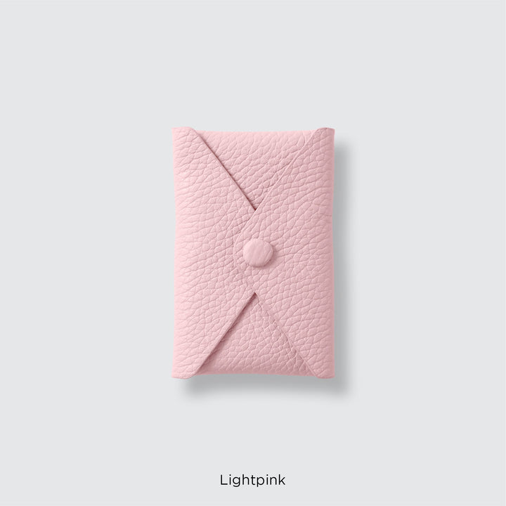Genuine leather pocket with flap (single item) for MagSafe-compatible leather cases | 32 colors Italian shrink leather