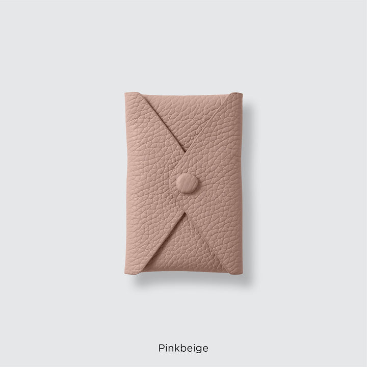 Genuine leather pocket with flap (single item) for MagSafe-compatible leather cases | 32 colors Italian shrink leather