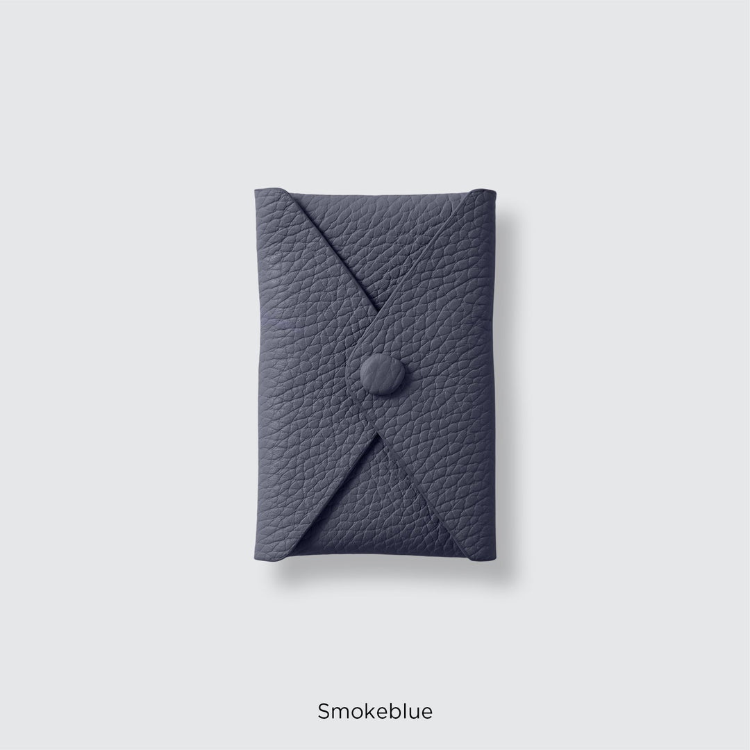 Genuine leather pocket with flap (single item) for MagSafe-compatible leather cases | 32 colors Italian shrink leather