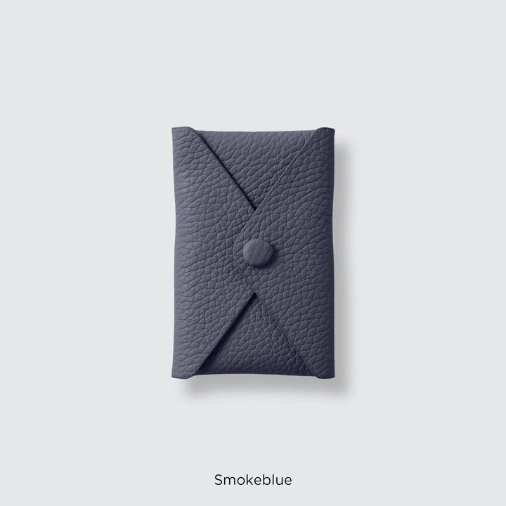 Genuine leather pocket with flap (single item) for MagSafe-compatible leather cases | 32 colors Italian shrink leather