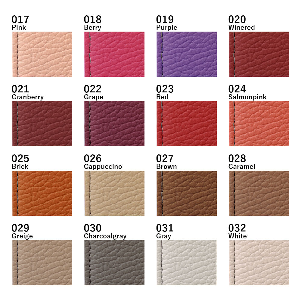 Genuine leather 32 colors Italian shrink leather bicolor hand belt attached notebook-style case iPhone series