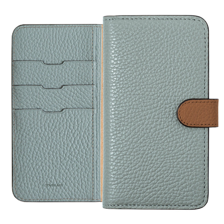 本革 32色 イタリアンシュリンクレザー ベルトバイカラー 手帳型ケース（ベルトあり）Galaxyシリーズ