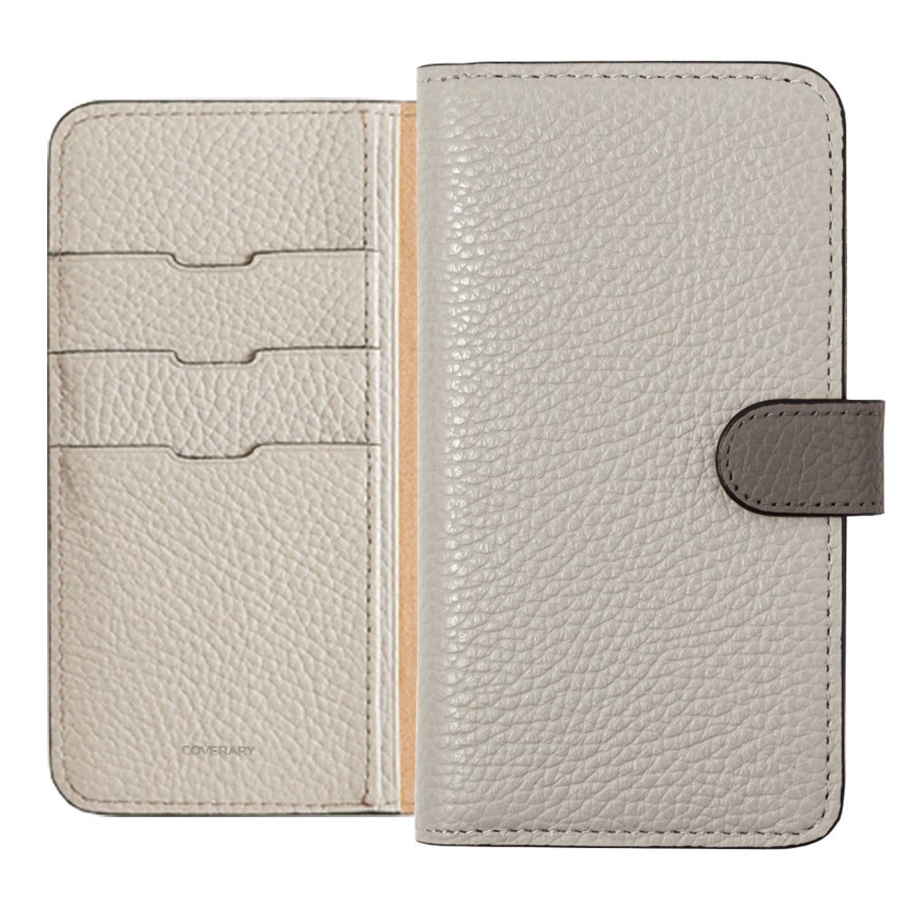 本革 32色 イタリアンシュリンクレザー ベルトバイカラー 手帳型ケース（ベルトあり）Galaxyシリーズ