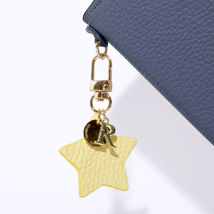 Genuine leather 32 colors Italian shrink leather motif initial charm notebook-type case (with belt) Google Pixel series