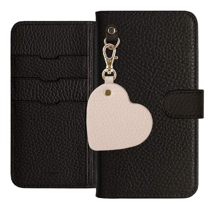 Genuine Leather 32 Colors Italian Shrink Leather Motif Mirror Charm Wallet Case (With Belt) Galaxy Series