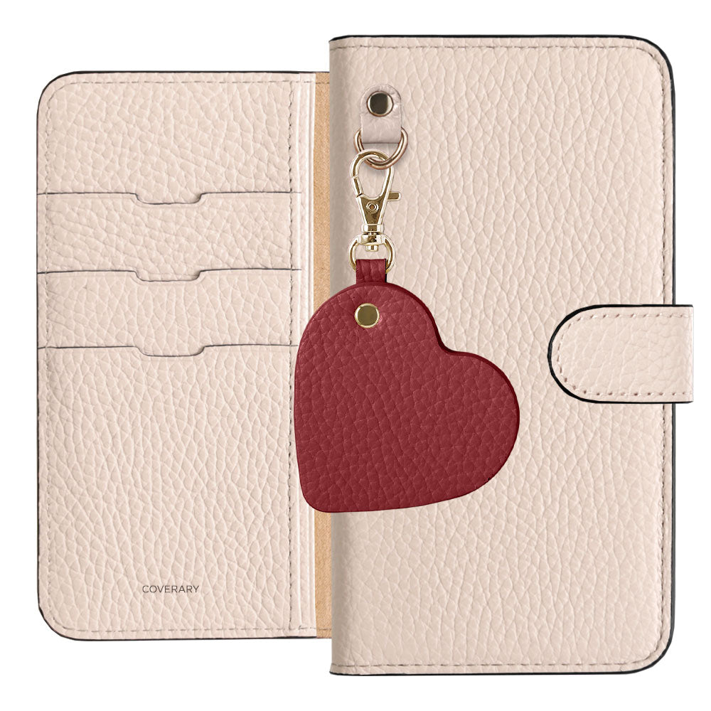 Genuine Leather 32 Colors Italian Shrink Leather Motif Mirror Charm Wallet Case (With Belt) Xperia Series