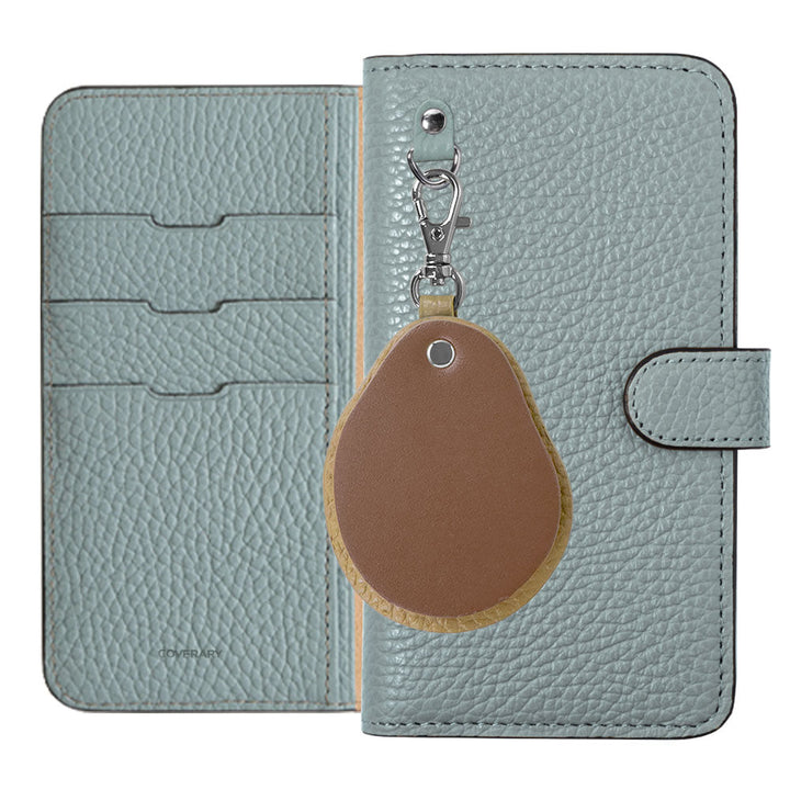 Cuir véritable 32 couleurs cuir italien grainé nuance de matériaux différents porte-clés miroir étui portefeuille (avec ceinture) série Google Pixel