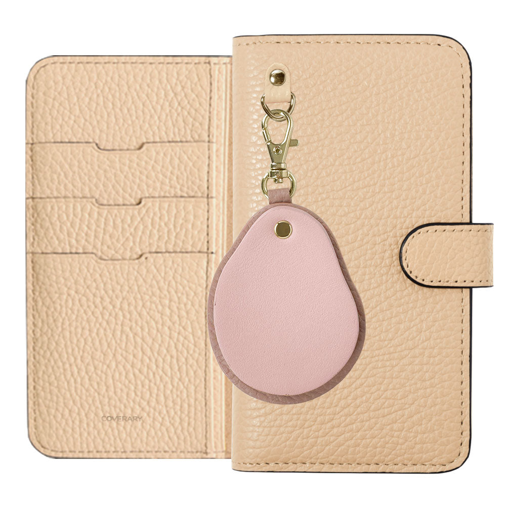 Cuir véritable 32 couleurs cuir italien grainé nuance de matériaux différents porte-clés miroir étui portefeuille (avec ceinture) série Google Pixel