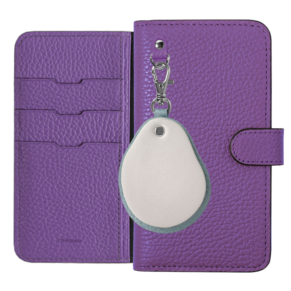 Cuir véritable 32 couleurs cuir italien grainé nuance de matériaux différents porte-clés miroir étui portefeuille (avec ceinture) série Google Pixel