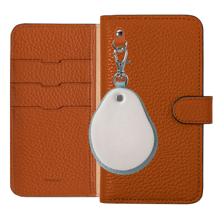 Cuir véritable 32 couleurs cuir italien grainé nuance de matériaux différents porte-clés miroir étui portefeuille (avec ceinture) série Google Pixel