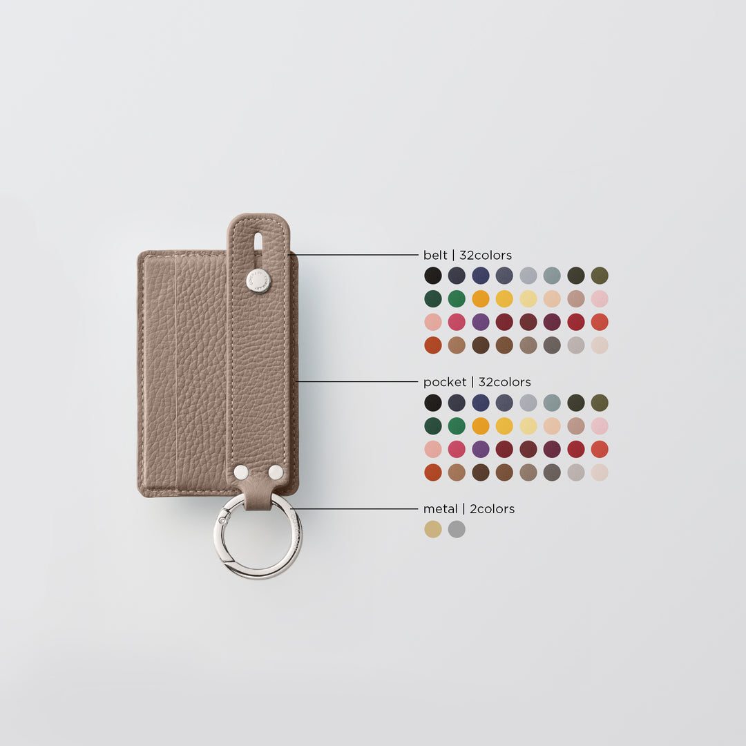 Magsafe Compatible Genuine Leather 32 Colors Italian Shrink Leather Card Pocket Stand Function