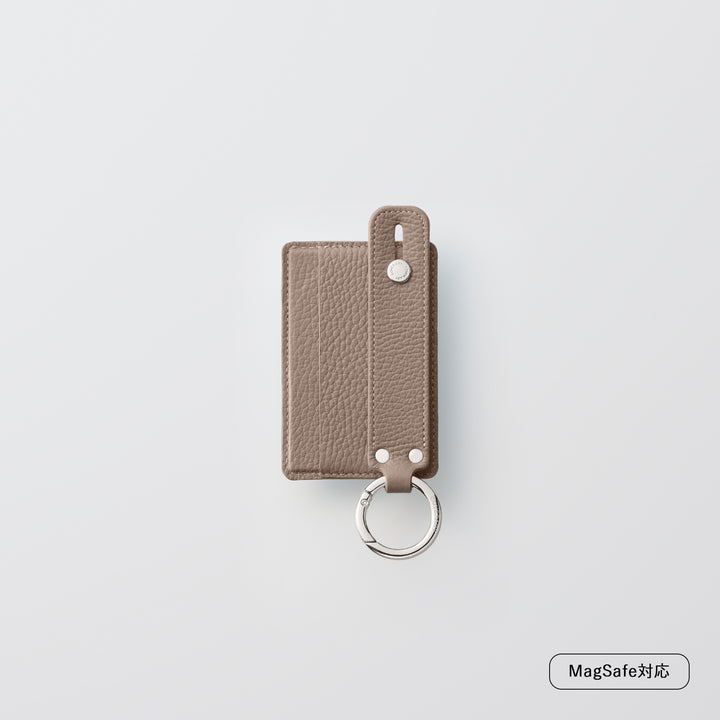 Magsafe Compatible Genuine Leather 32 Colors Italian Shrink Leather Card Pocket Stand Function