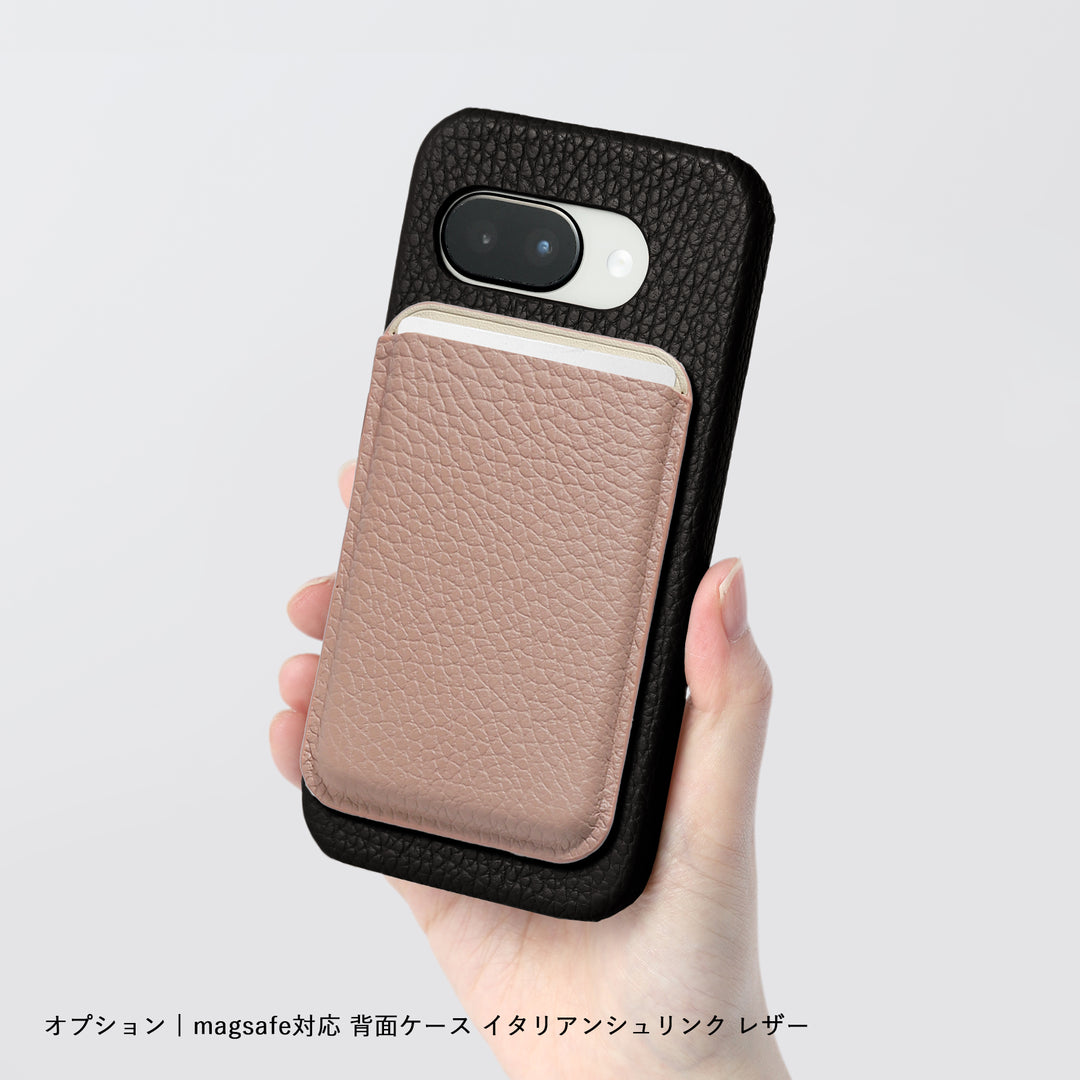Magsafe対応 本革 32色 イタリアンシュリンクレザー カードポケット