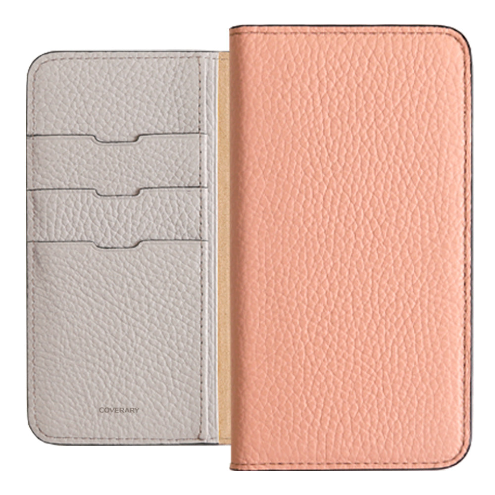 Cuir véritable 32 couleurs cuir italien grainé bicolore étui portefeuille Galaxy série