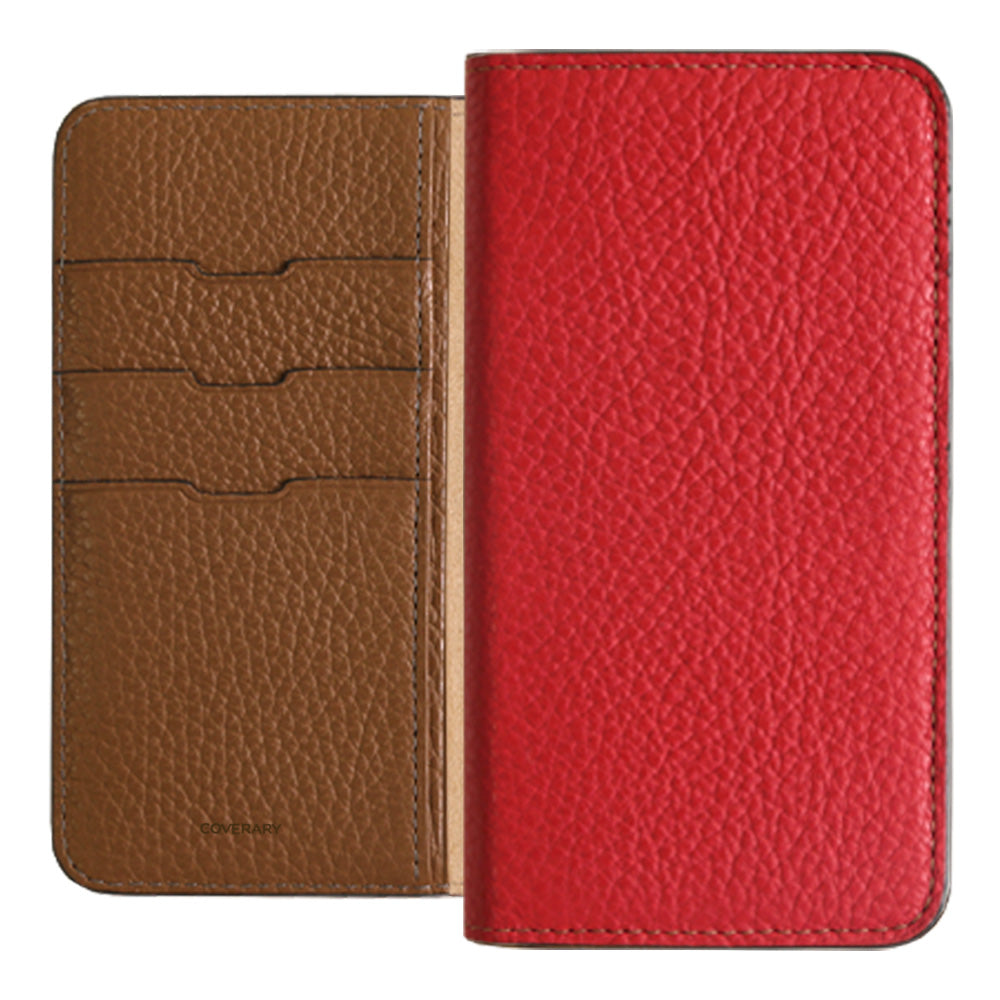 Genuine leather 32 colors Italian shrink leather bicolor notebook-style case for Google Pixel series