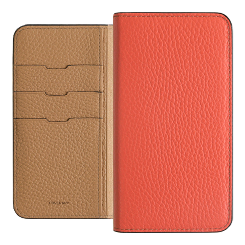 Genuine leather 32 colors Italian shrink leather bicolor notebook-style case for Google Pixel series