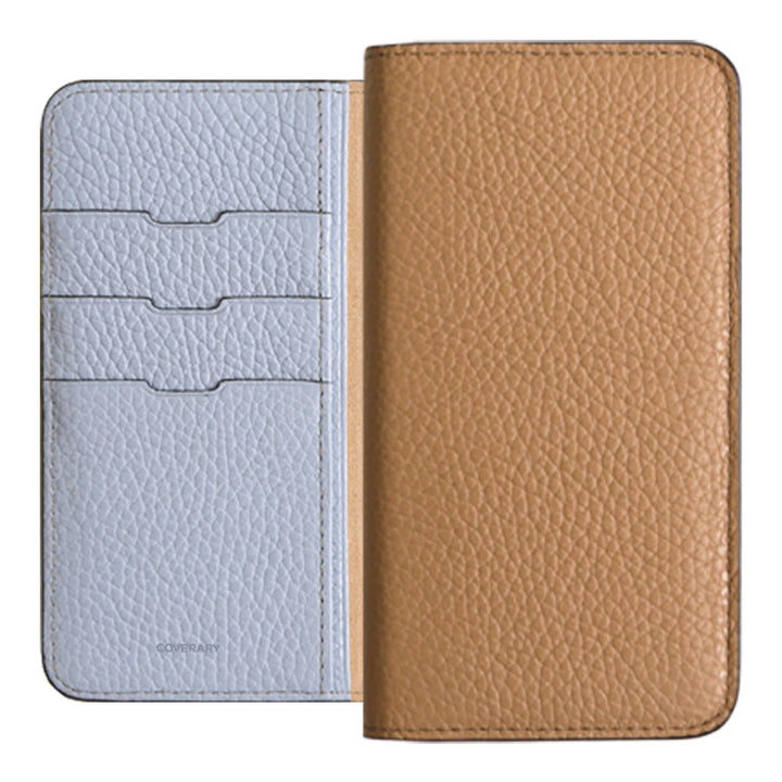 Genuine leather 32 colors Italian shrink leather bicolor notebook-style case for Google Pixel series