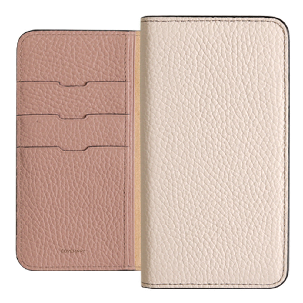 Genuine leather 32 colors Italian shrink leather bicolor notebook-style case for Google Pixel series