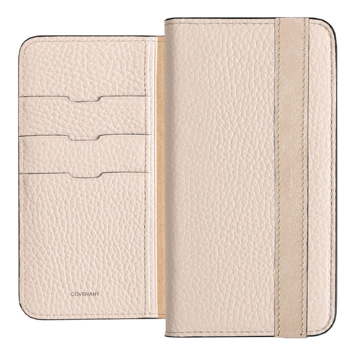 Genuine leather 32 colors Italian shrink leather accent line folio case Xperia series