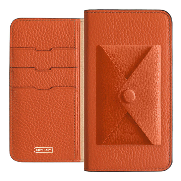 本革 32色 イタリアンシュリンクレザー 蓋ありポケット付き 手帳型ケース Google Pixelシリーズ