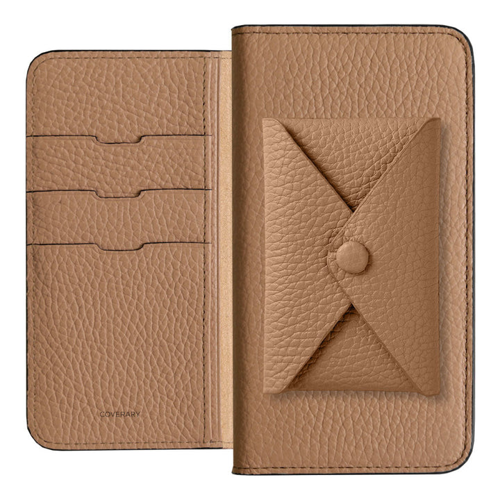 Cuir véritable 32 couleurs cuir italien grainé avec poche à rabat étui portefeuille pour la série Google Pixel