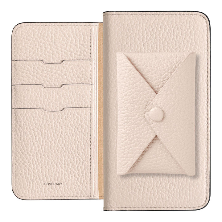 Genuine leather 32 colors Italian shrink leather with pocket and flap notebook-style case for iPhone series