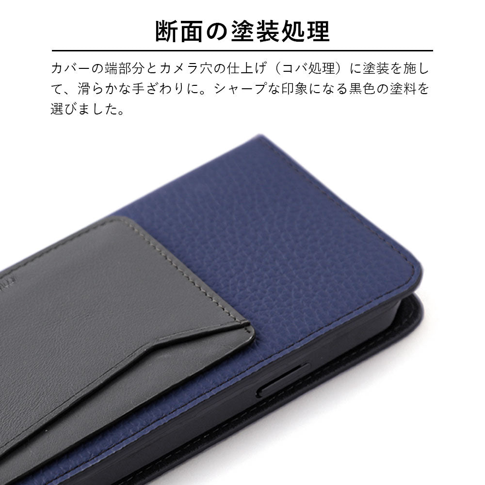 Étui portefeuille en cuir véritable italien grainé, 32 couleurs, avec poche pour cartes verticale ou horizontale, pour la série iPhone