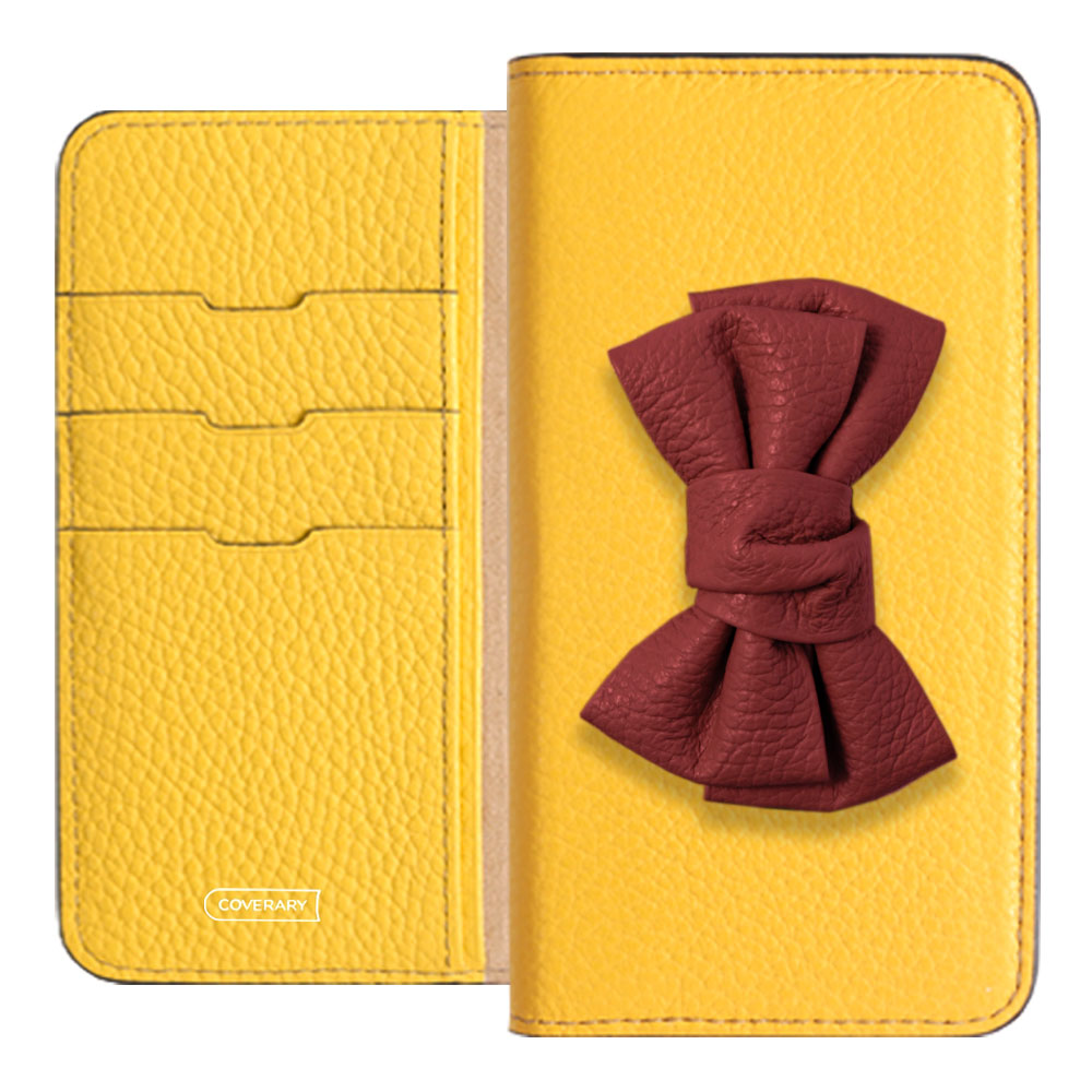 Cuir véritable 32 couleurs cuir italien grainé double nœud décor étui portefeuille série Google Pixel