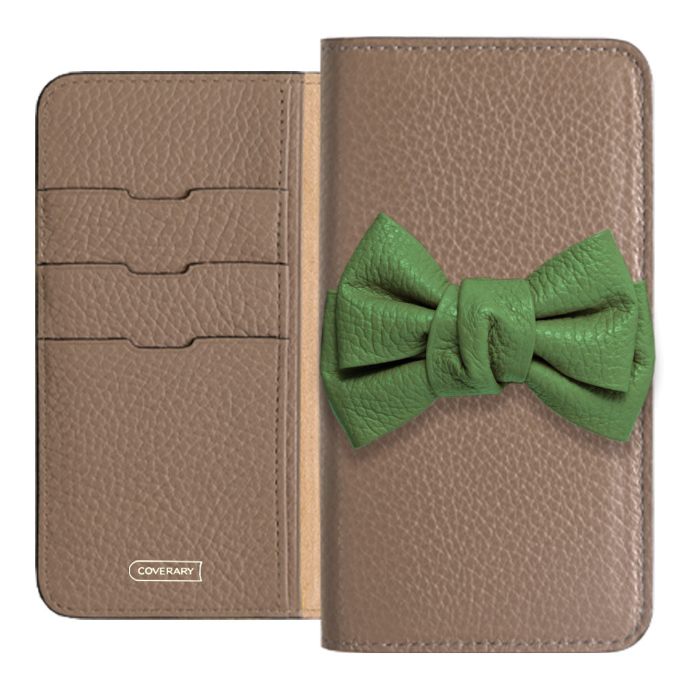 Cuir véritable 32 couleurs cuir italien grainé double nœud décor étui portefeuille série Google Pixel